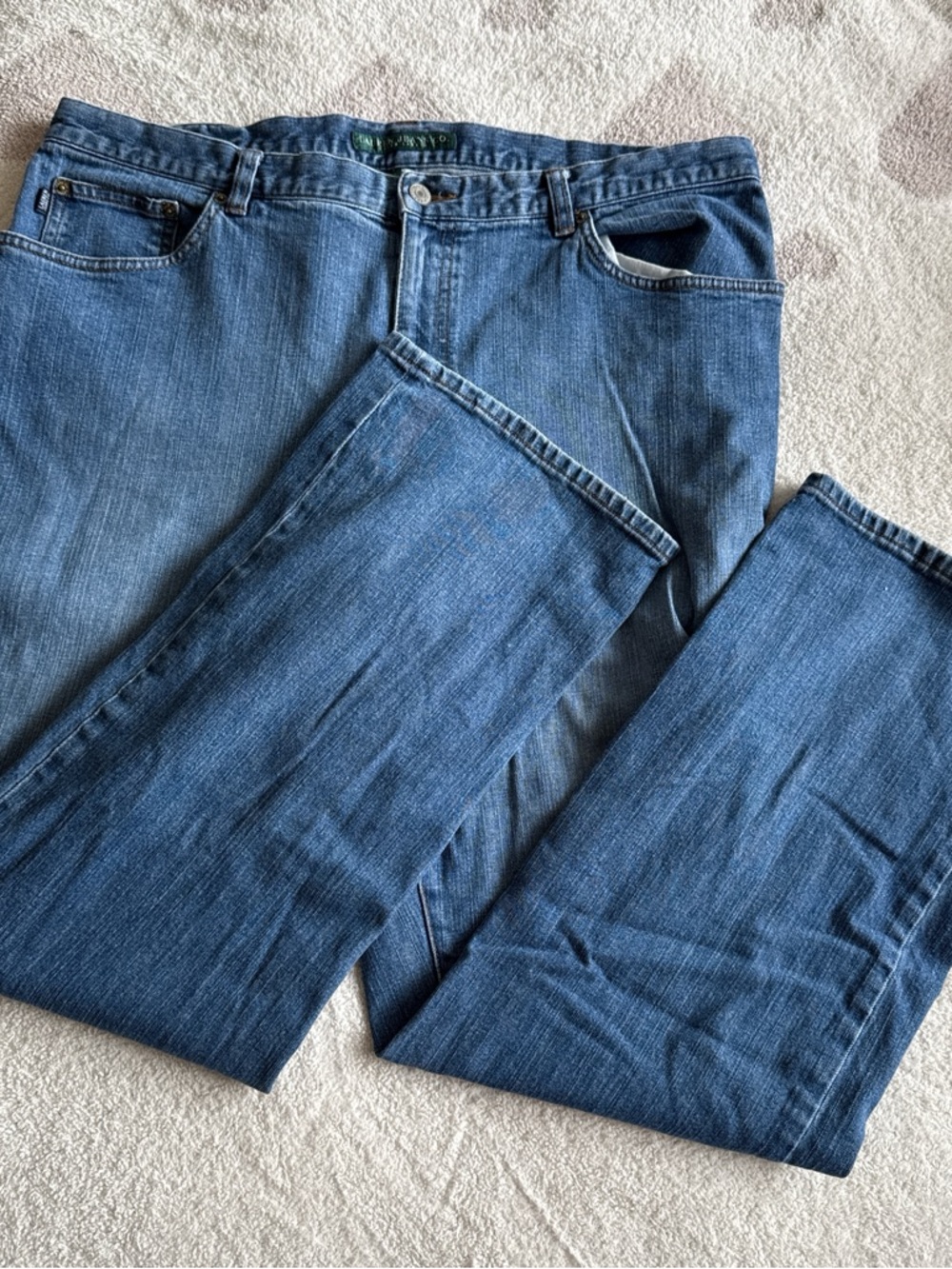 Ralph Lauren Women’s Straight-Leg Denim Jeans - Medium Blue